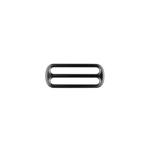 Metall-Leiterschnalle 4 cm Breit Anthrazit
